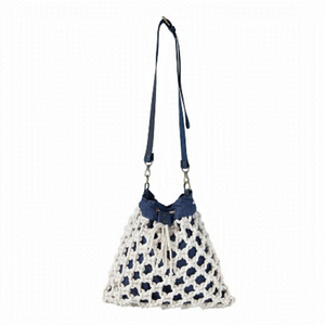 Leather Crochet Store Crossbody Casual Bag in Leather Accessories